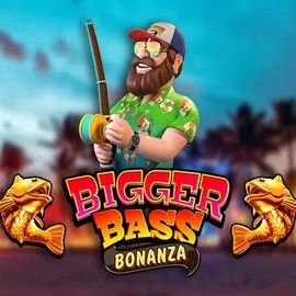 Bigger Bass Bonanza online game logo by Pragmatic Play on bof-casino.eu