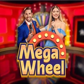 Mega Wheel slot logo by Pragmatic Play at Bof Casino