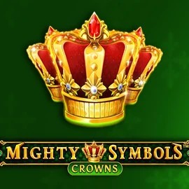 Official Slots logo: Mighty Symbols Crowns by Wazdan at Bof Casino