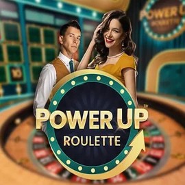 PowerUP Roulette logo by Pragmatic Play at Bof Casino