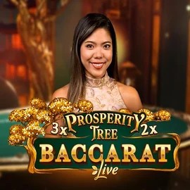 Official Live Casino logo: Prosperity Tree Baccarat by Evolution at Bof Casino