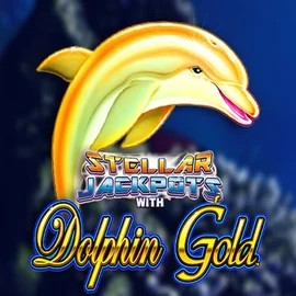 Dolphin Gold with Stellar Jackpots slot icon by Lightning Box Game, available at Bof Casino