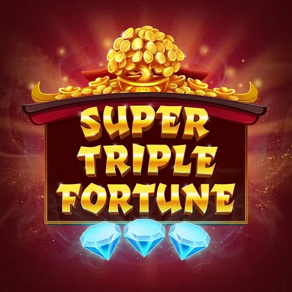 Super Triple Fortune slot logo by Greentube at Bof Casino